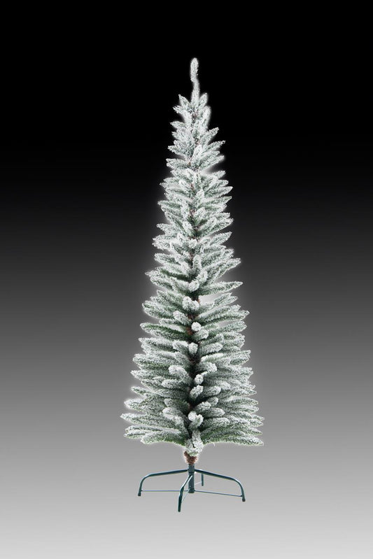 8ft Frosted Pencil Tree
