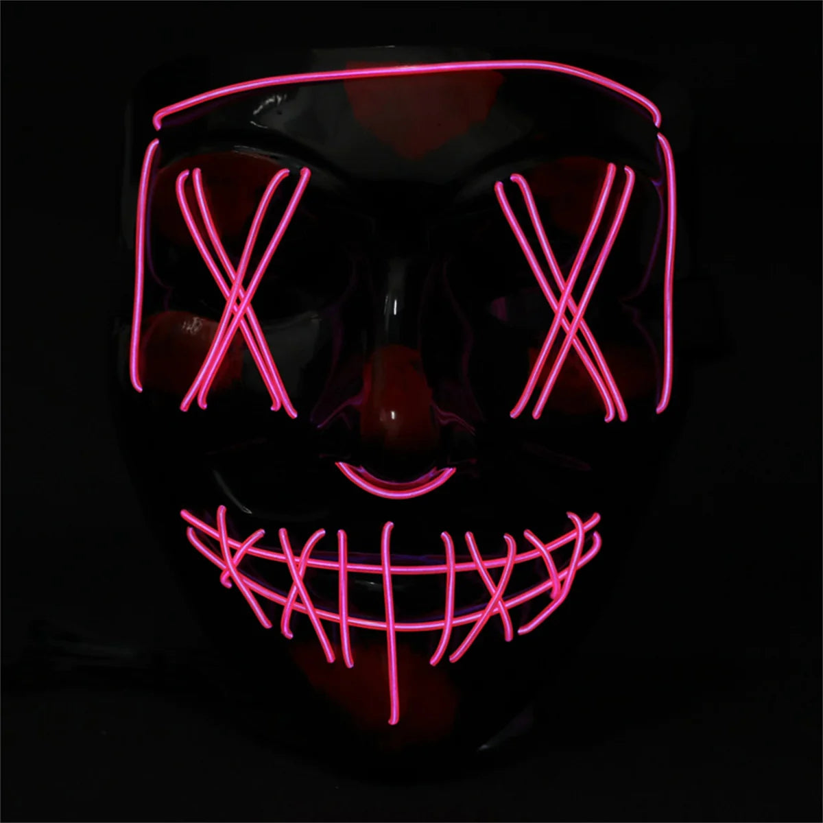 Halloween LED Purge Mask - Pink