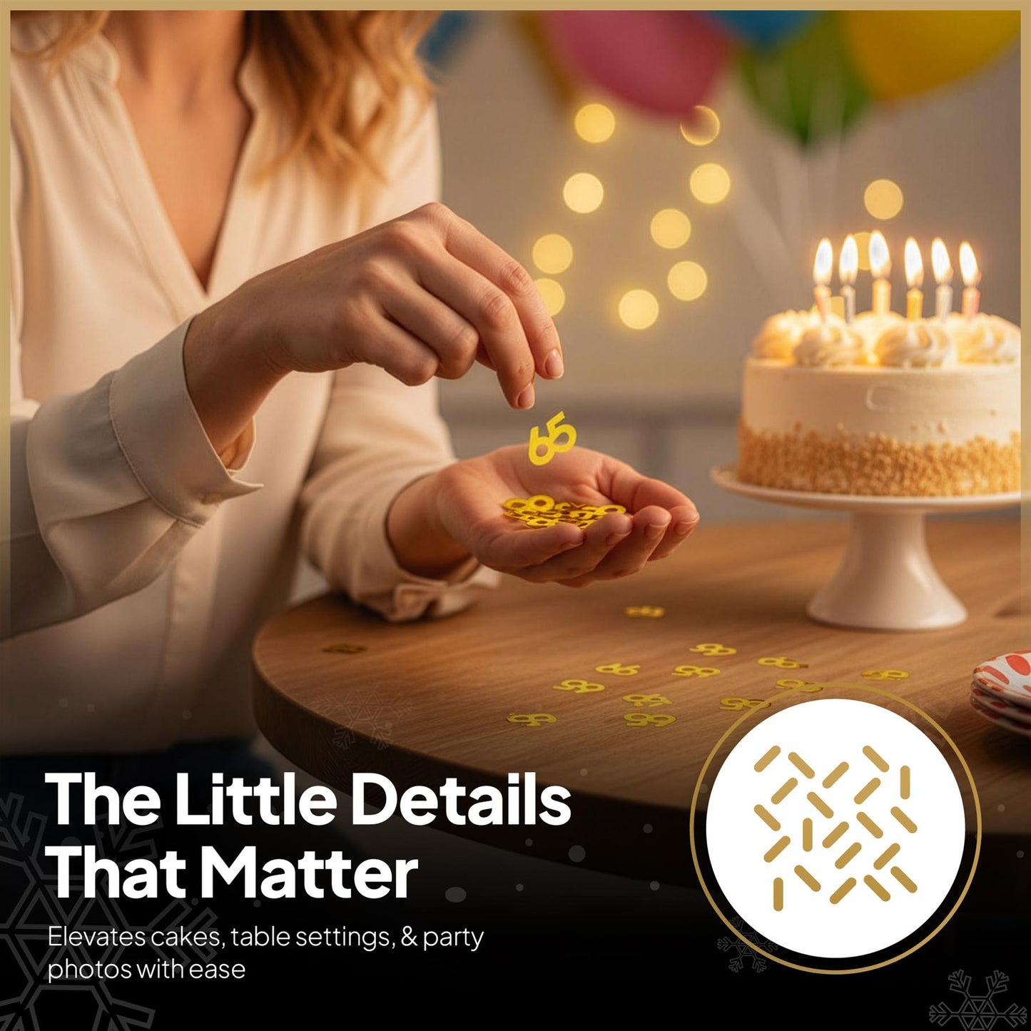65th Confetti Gold 14g - 2pk