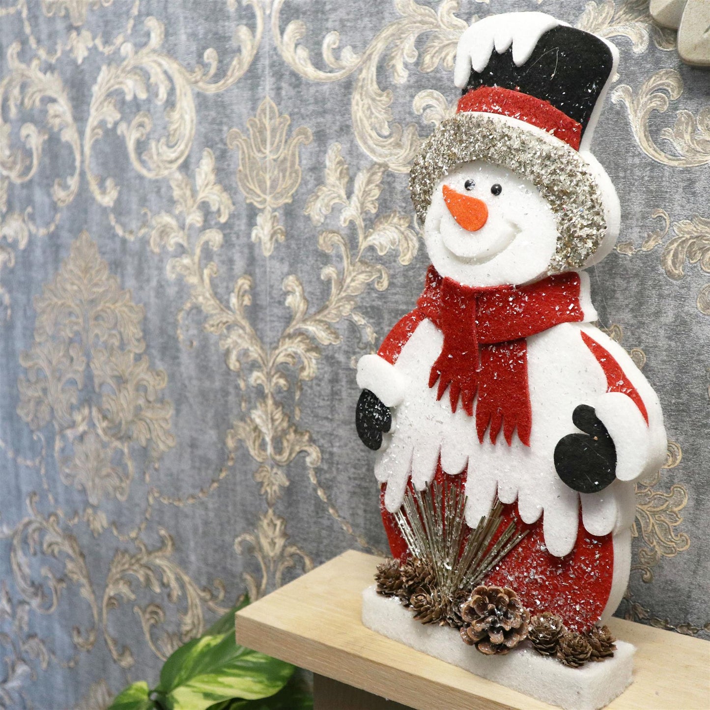 Foam Snowman On Board Red 32 CMation