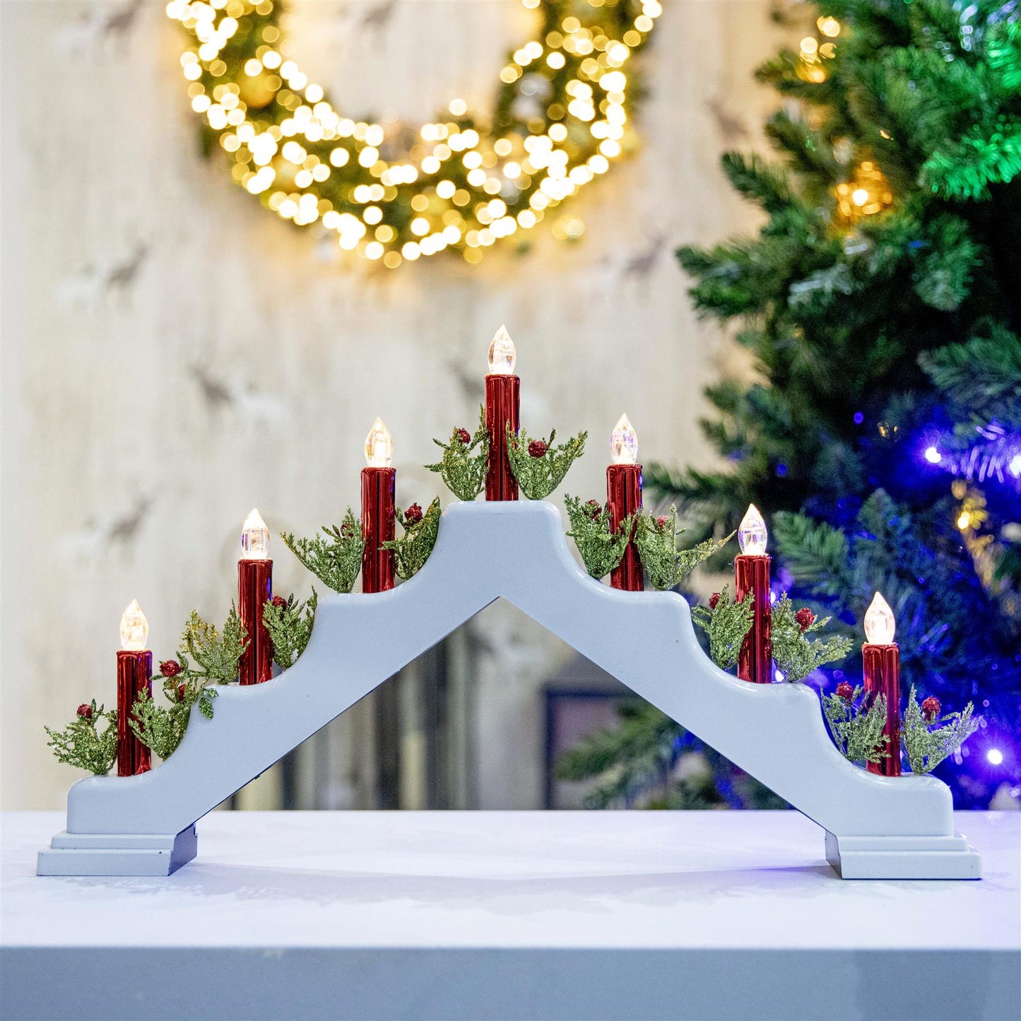 White Candle Bridge (30x50x6.5cm)