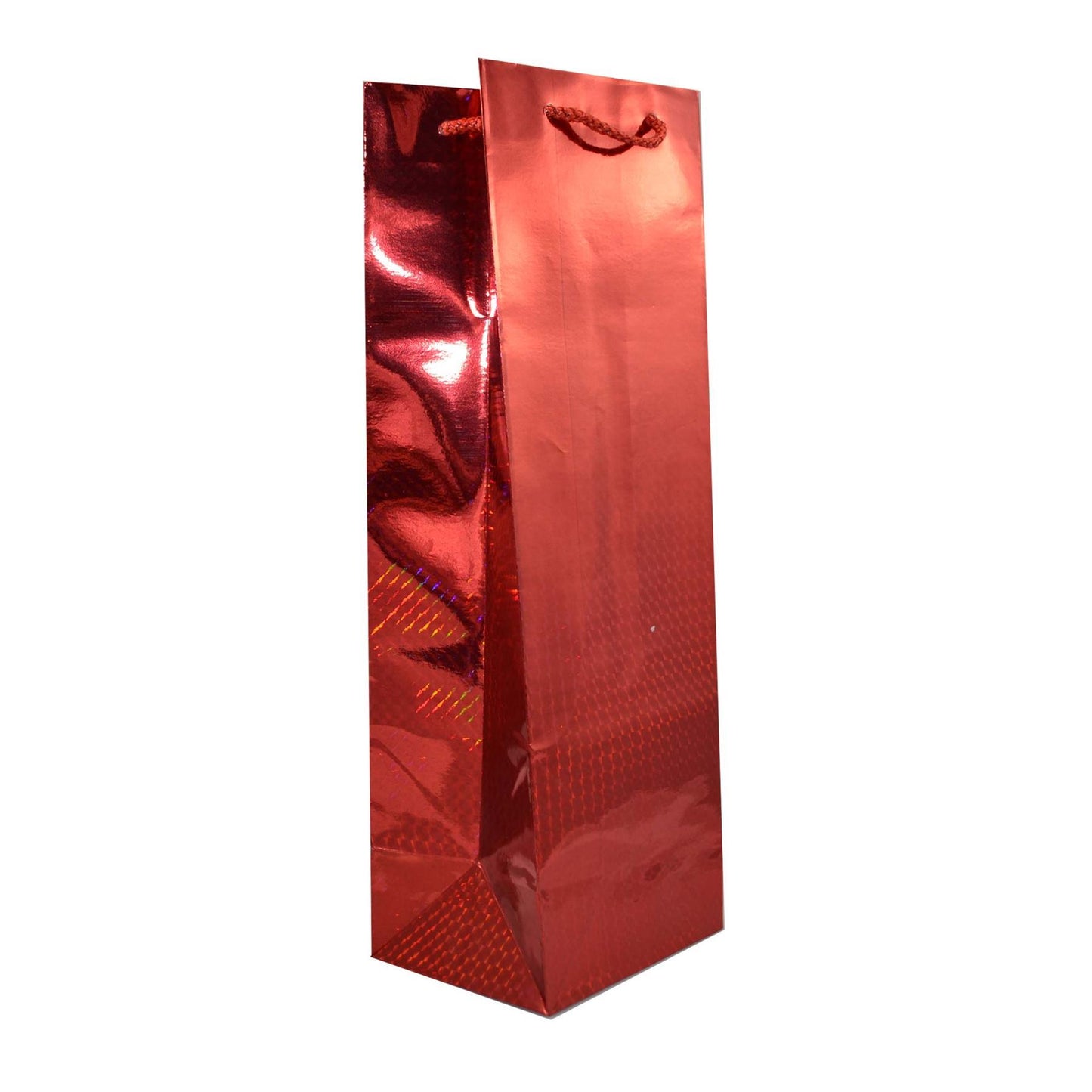 3 Holographic Gift Bags for Wine Bottles