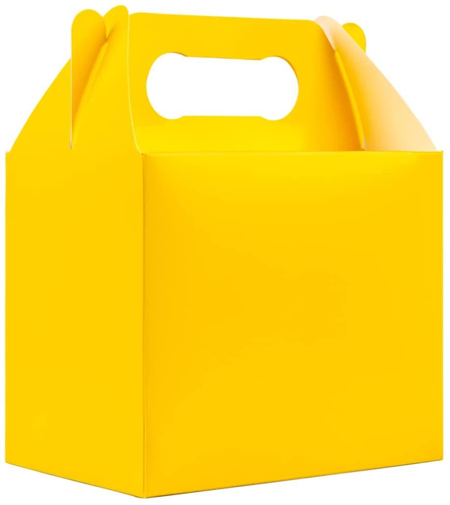 20 Yellow Party Lunch Boxes