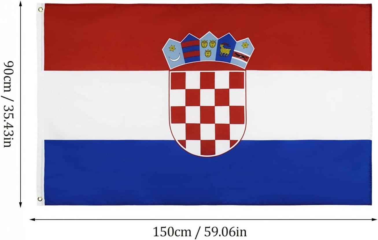 Croatia Flag 5 x 3ft