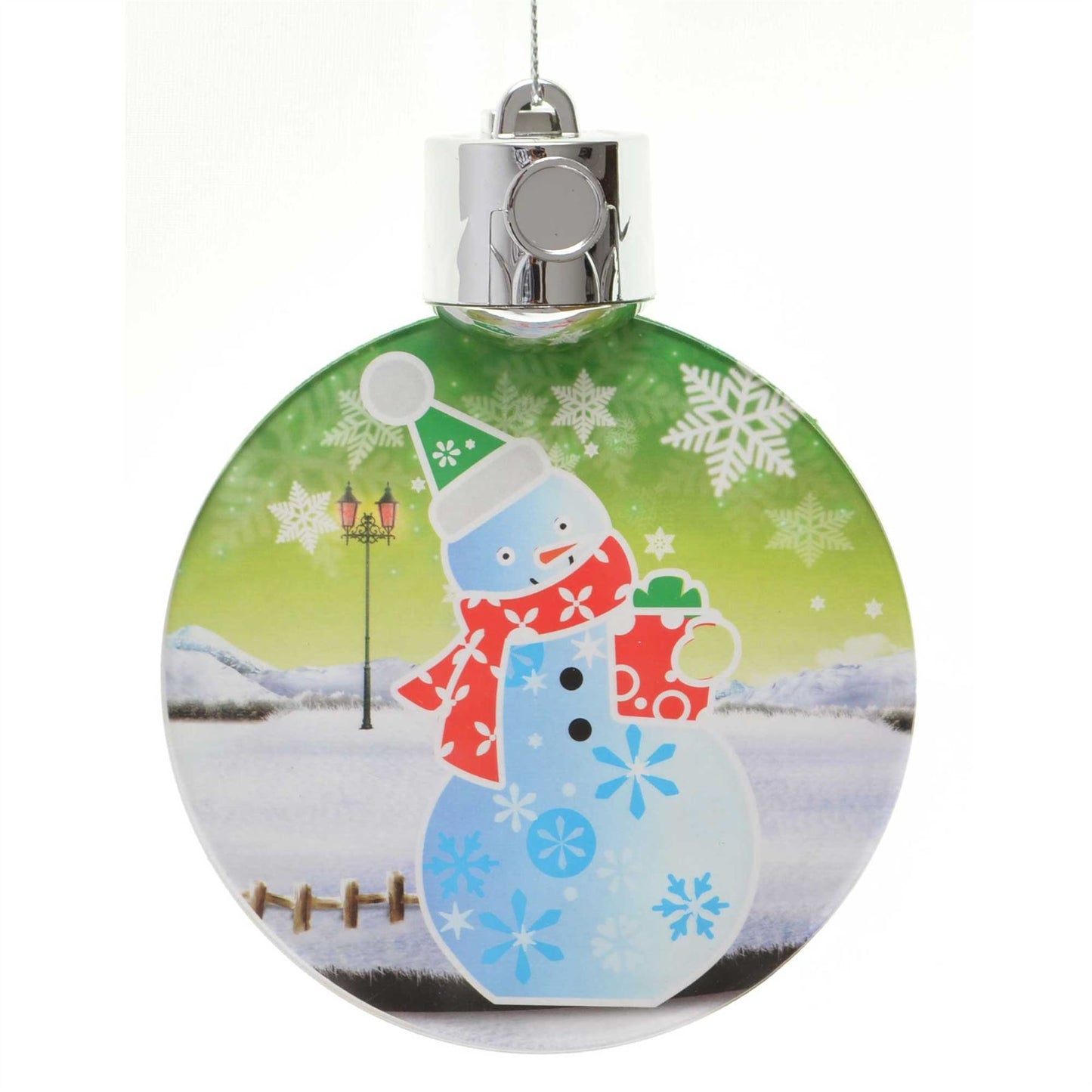 3D Snowman LED Ornaments