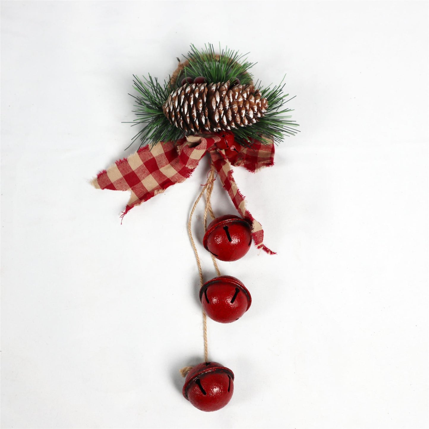 Hanging Decorations With Red Bells 27cm