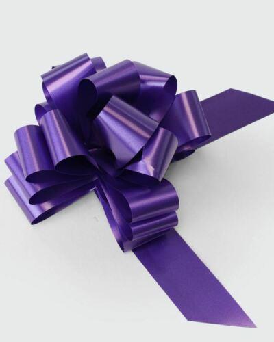 30 Purple Pull Bows (50mm)