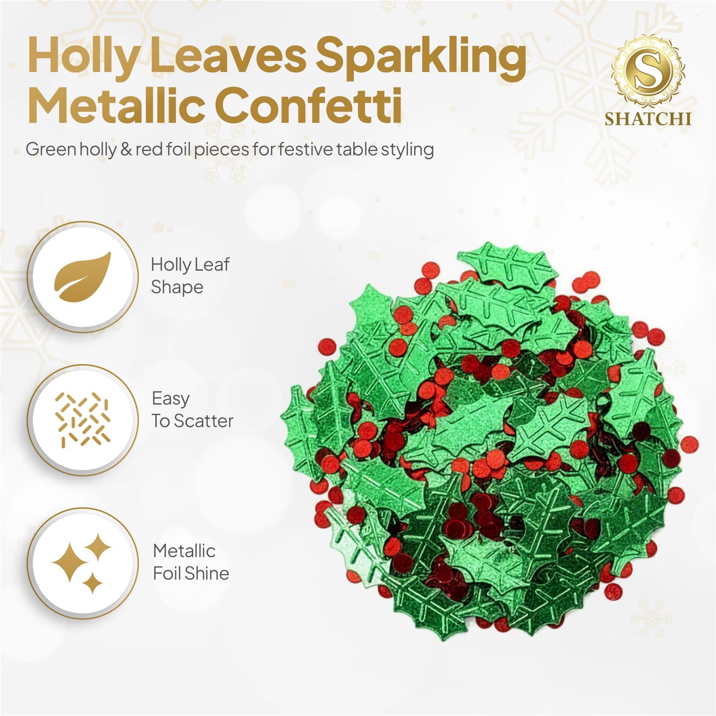 14g Holly Confetti