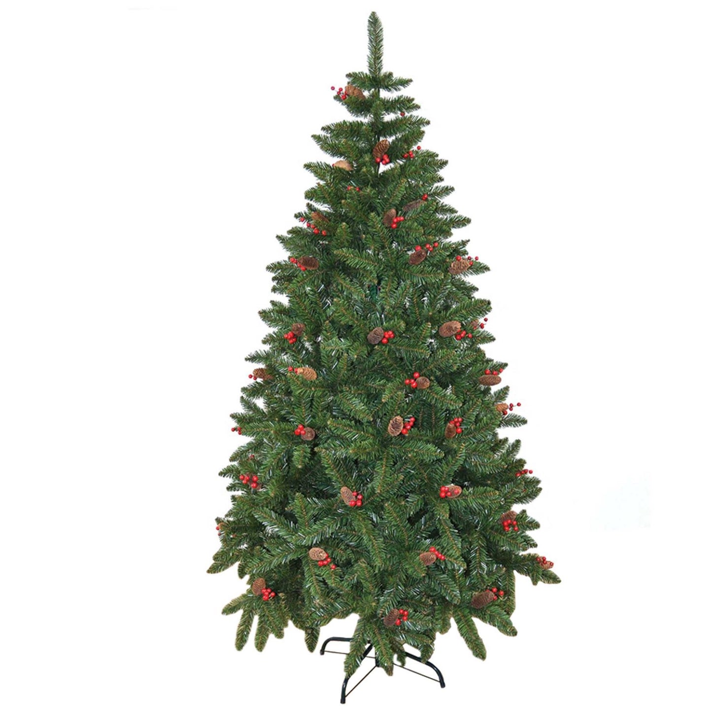 6ft Elegant Pre-Decorated Artificial Christmas Tree