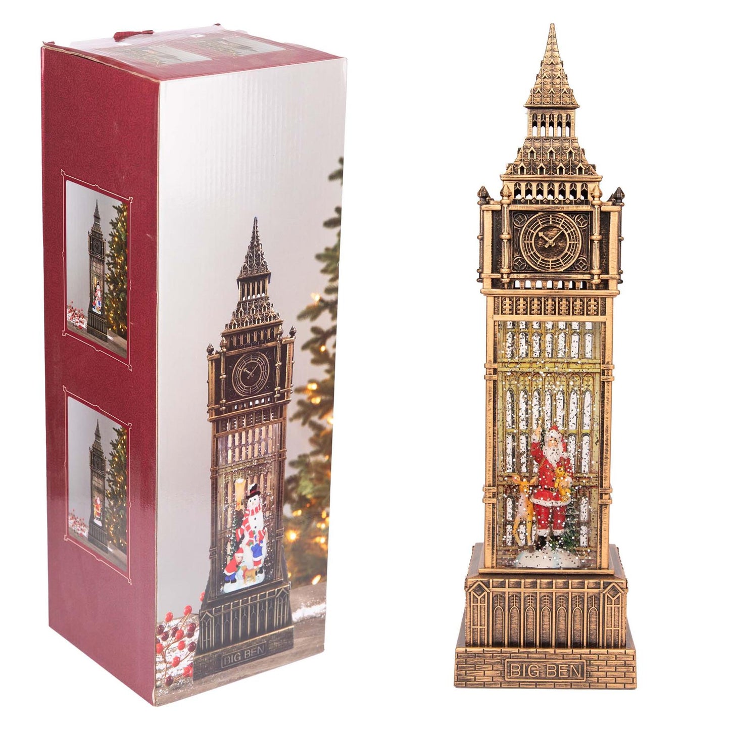 38cm Big Ben Musical Snow Globe