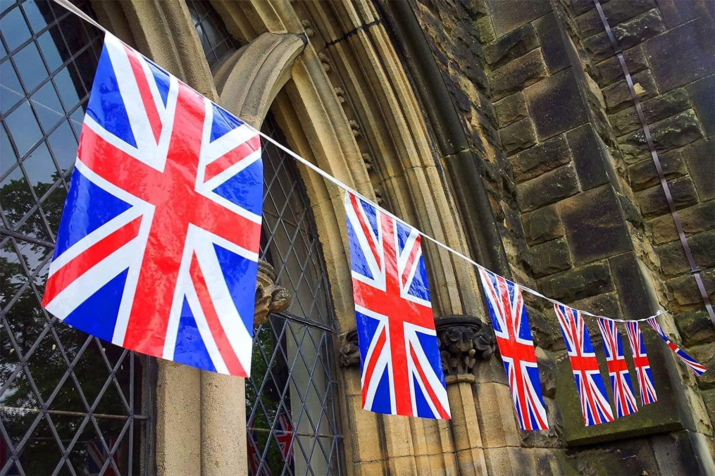 12ft Union Jack Bunting - 11 Flags