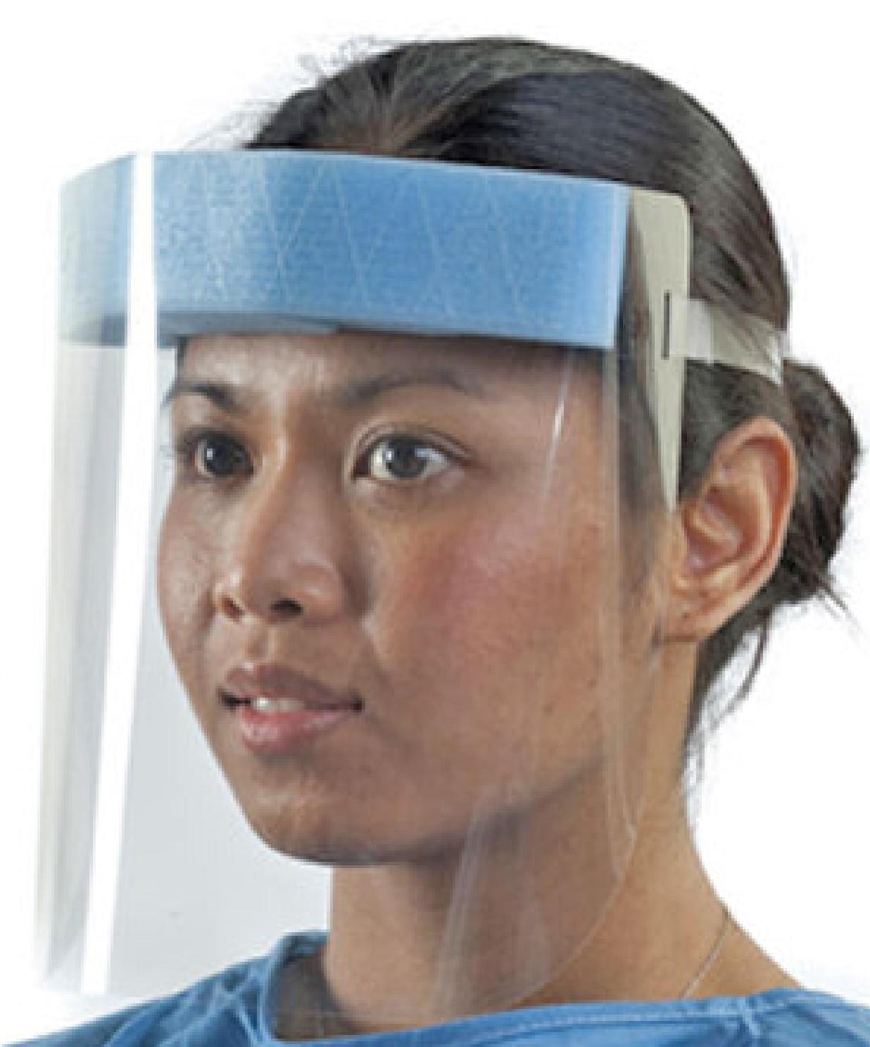 8 Reusable Safety Face Visors - Medical Protective Face Shields