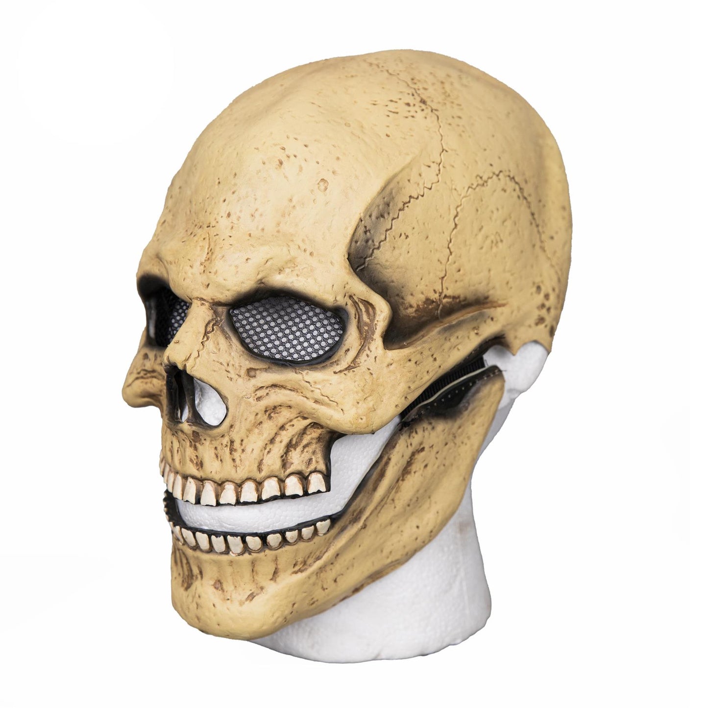 Brown Skeleton Latex Mask