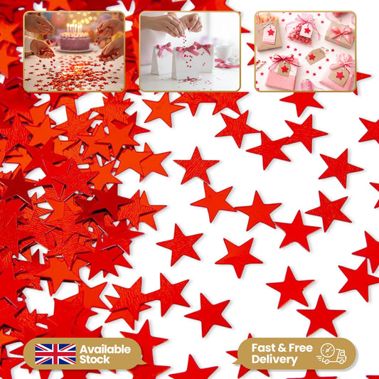 Star Confetti Red (14g)