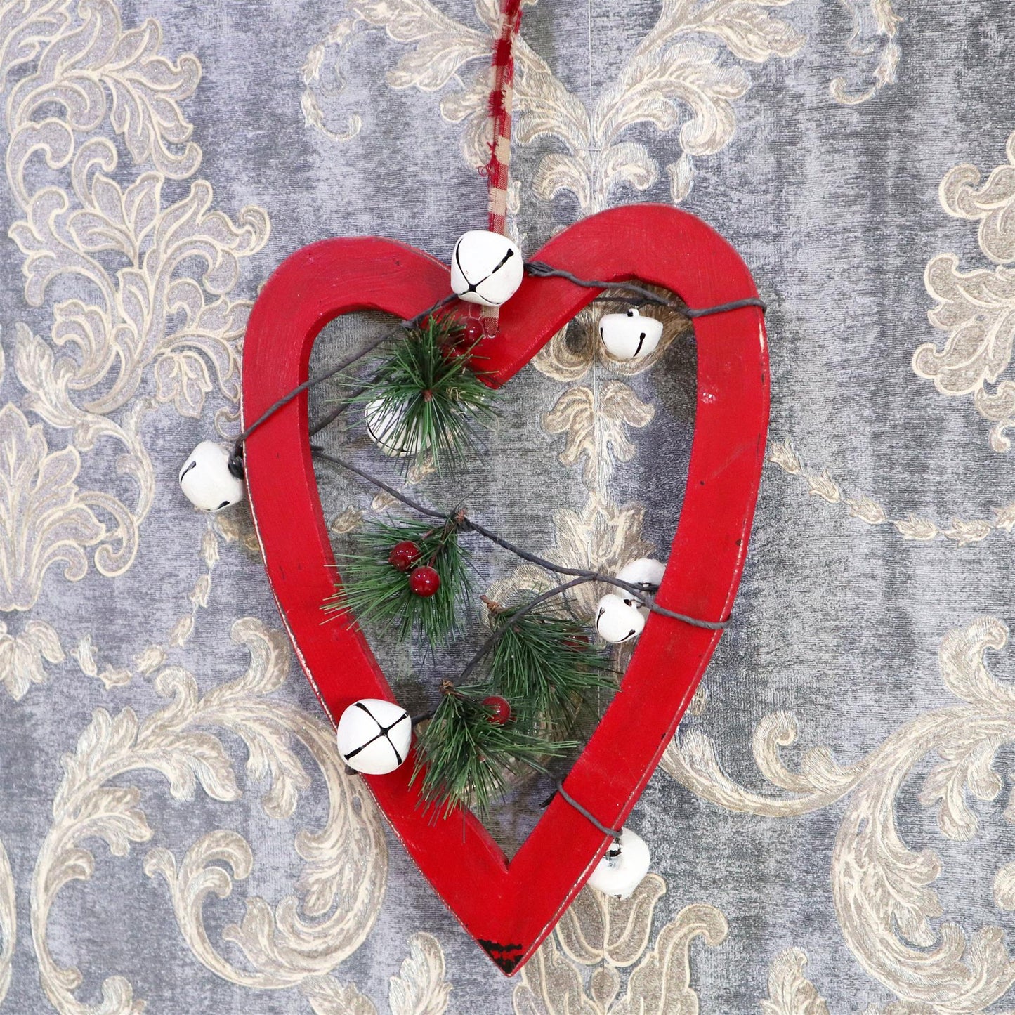 Hanging Decorations Red Heart, 23cm