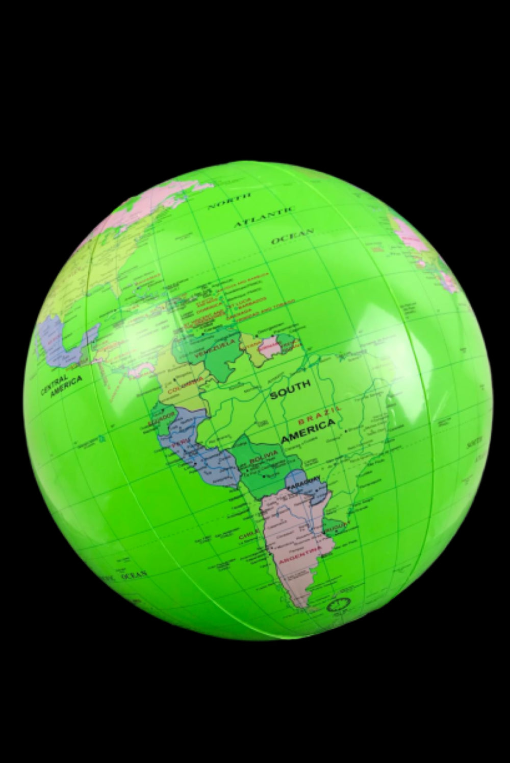 Green Inflatable Earth Globe - 40cm