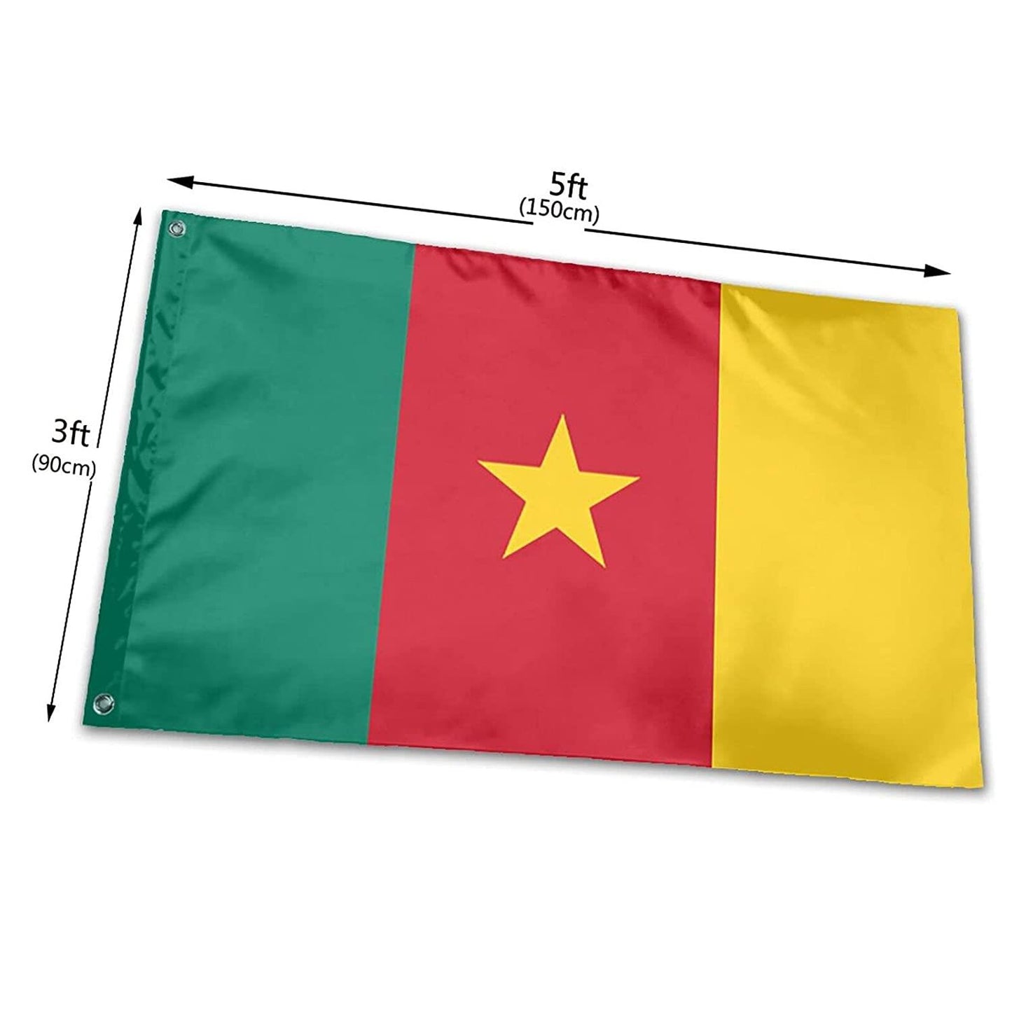 Cameroon Flag - 5x3ft