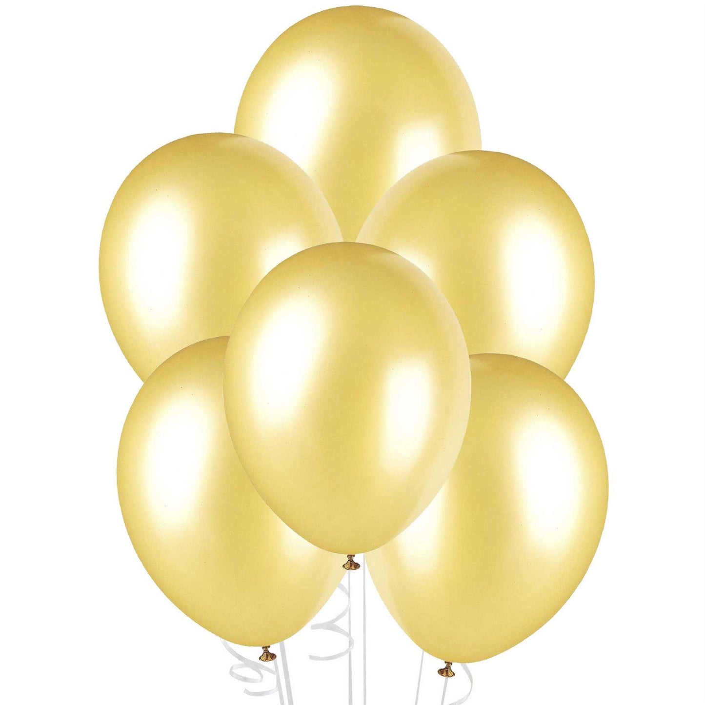 5X 25 x 12 Inch Gold Wedding Balloons