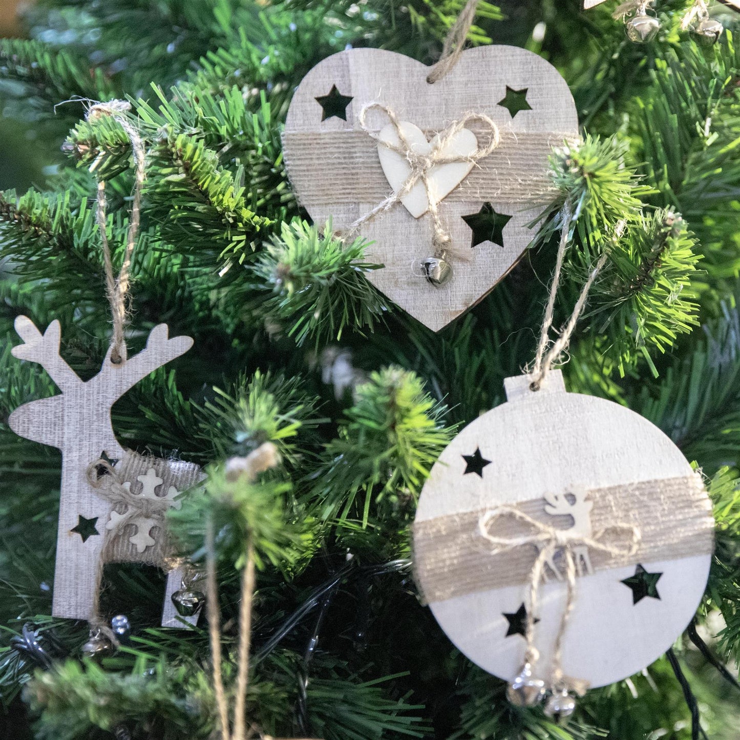 6 x Christmas Tree Decorations