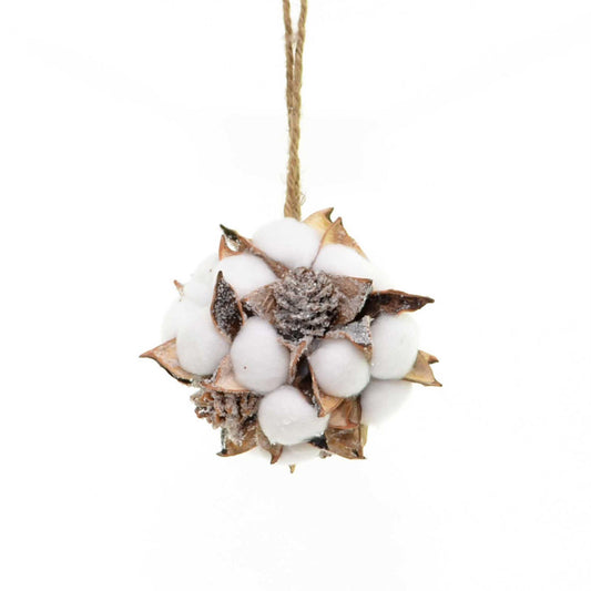 14cm Cotton Ball Pine Conesations