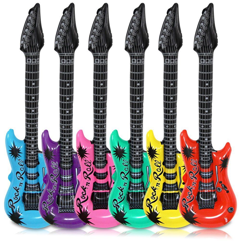 12 Inflatable Guitars