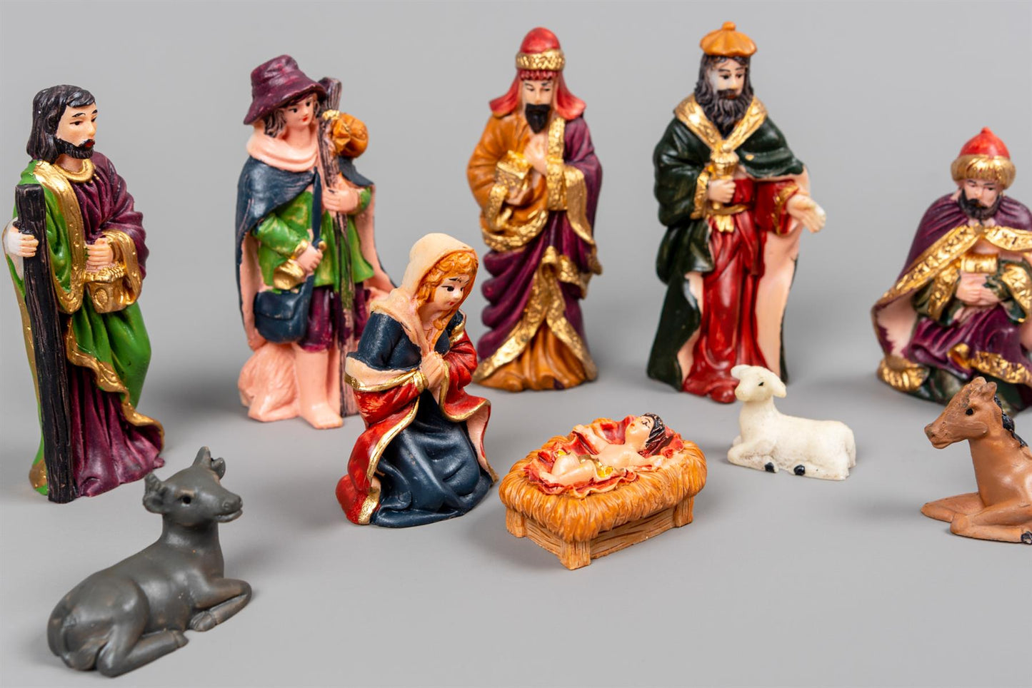 Shatchi Nativity Figures Set (10pcs)