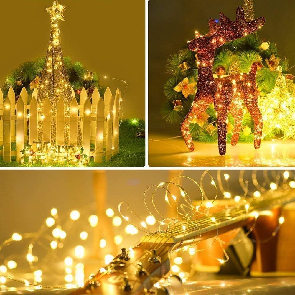 2 x 40 Sparkles Warm White LED Battery Operated Lights