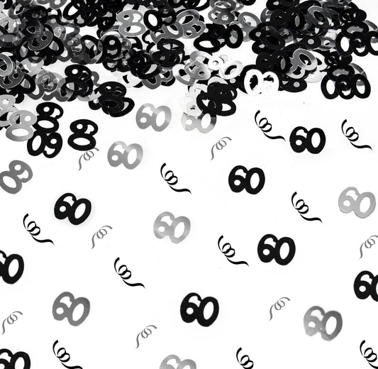 2 x 14g 60th Blue Happy Birthday Confetti
