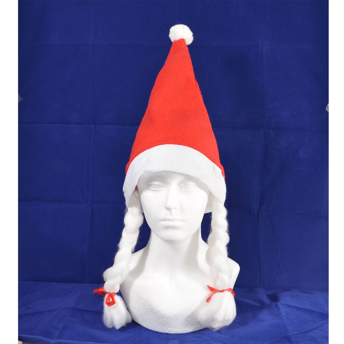 12 Santa Hats with Plaits