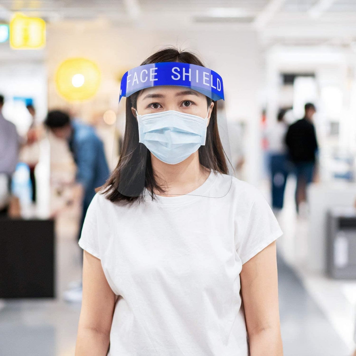 8 Reusable Safety Face Visors - Medical Protective Face Shields