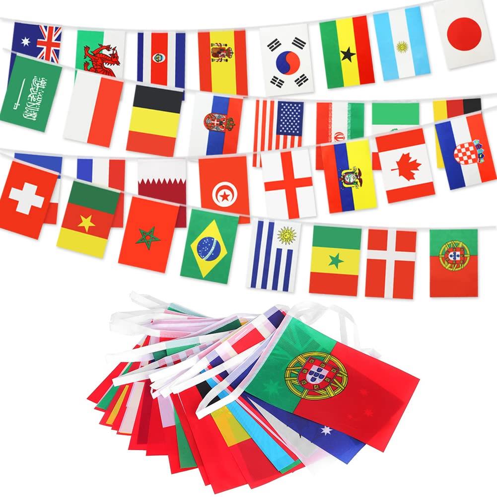 World Cup 2022 Bunting (32 Flags)