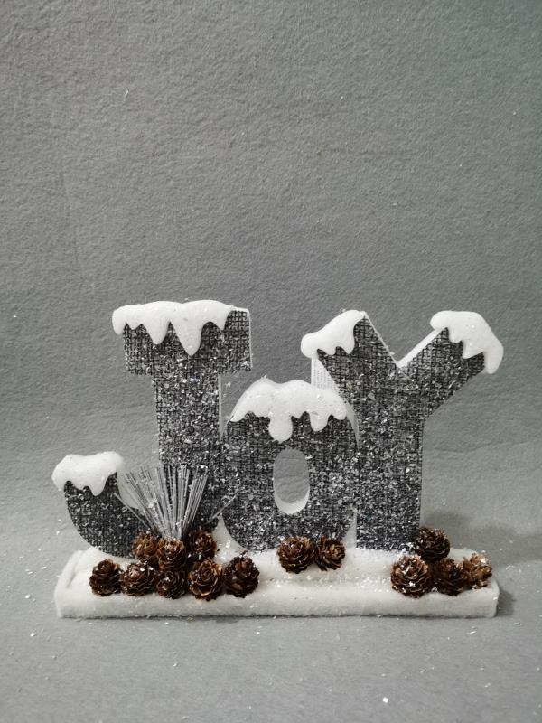 31cm Foam "Joy On Board" Sign