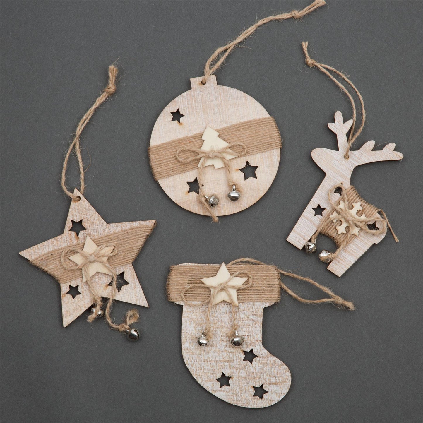 6 x Christmas Tree Decorations