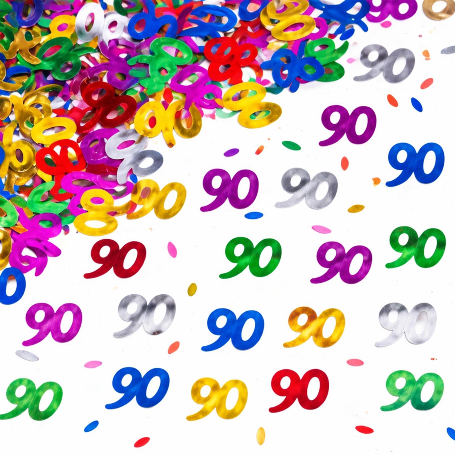 14g Mixed Happy 90th Birthday Confetti