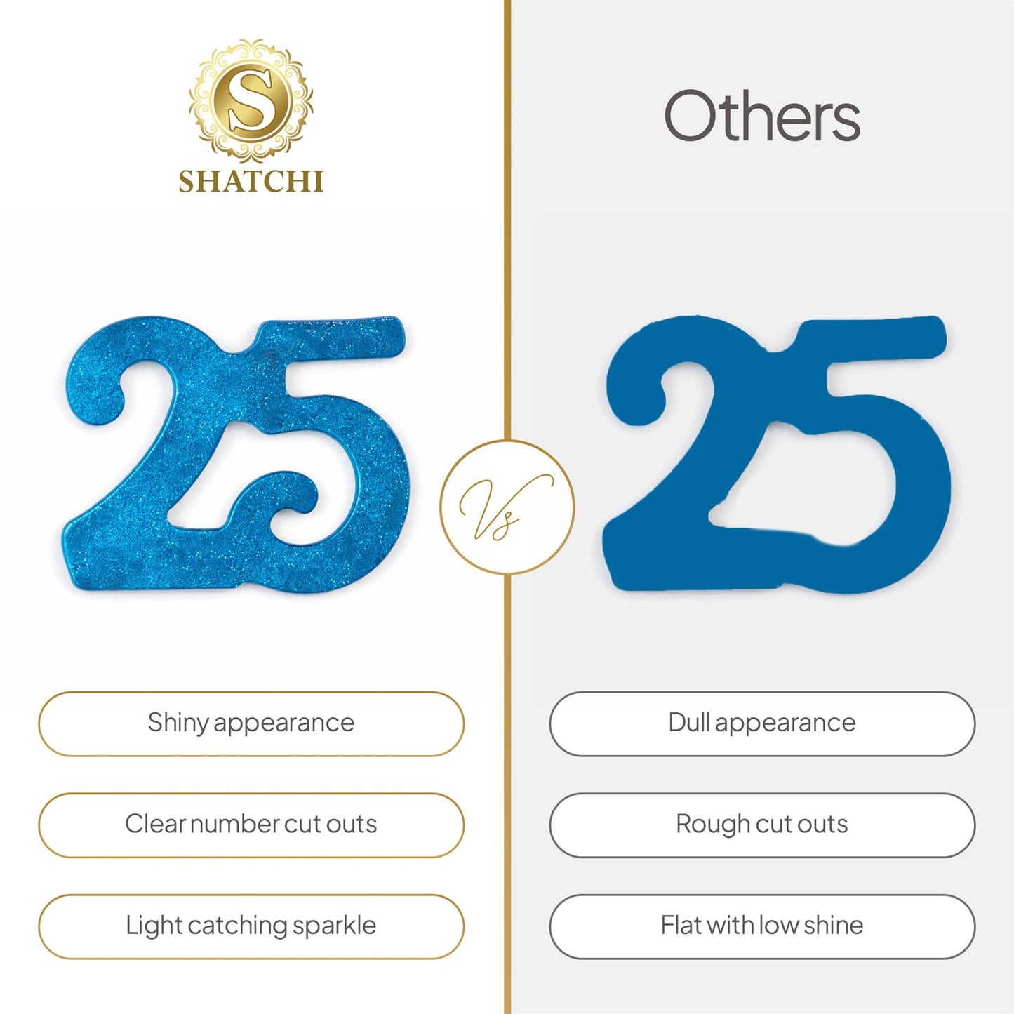 1 Pack 25th Birthday Confetti