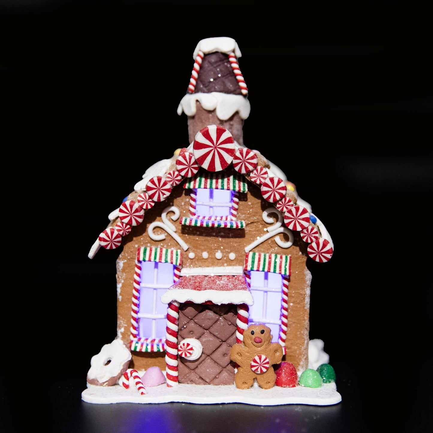 Ceramic Gingerbread House (12x12x17cm)