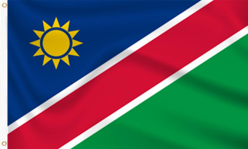 5x3ft Namibia Flag with Eyelets