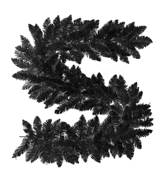 2m Imperial Pine Black Garland