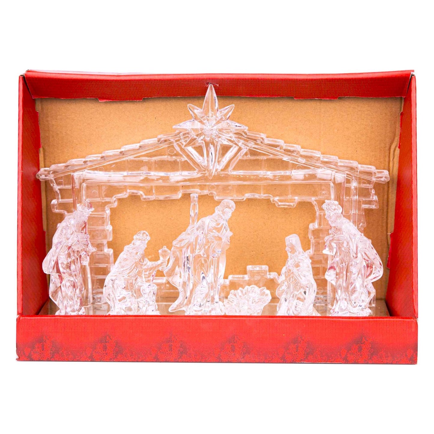 Light-Up Nativity Scene (30x9x21.5cm)