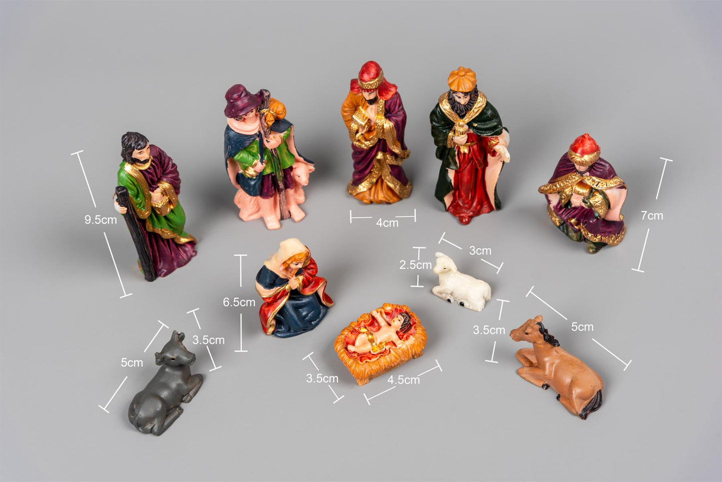 Shatchi Nativity Figures Set (10pcs)