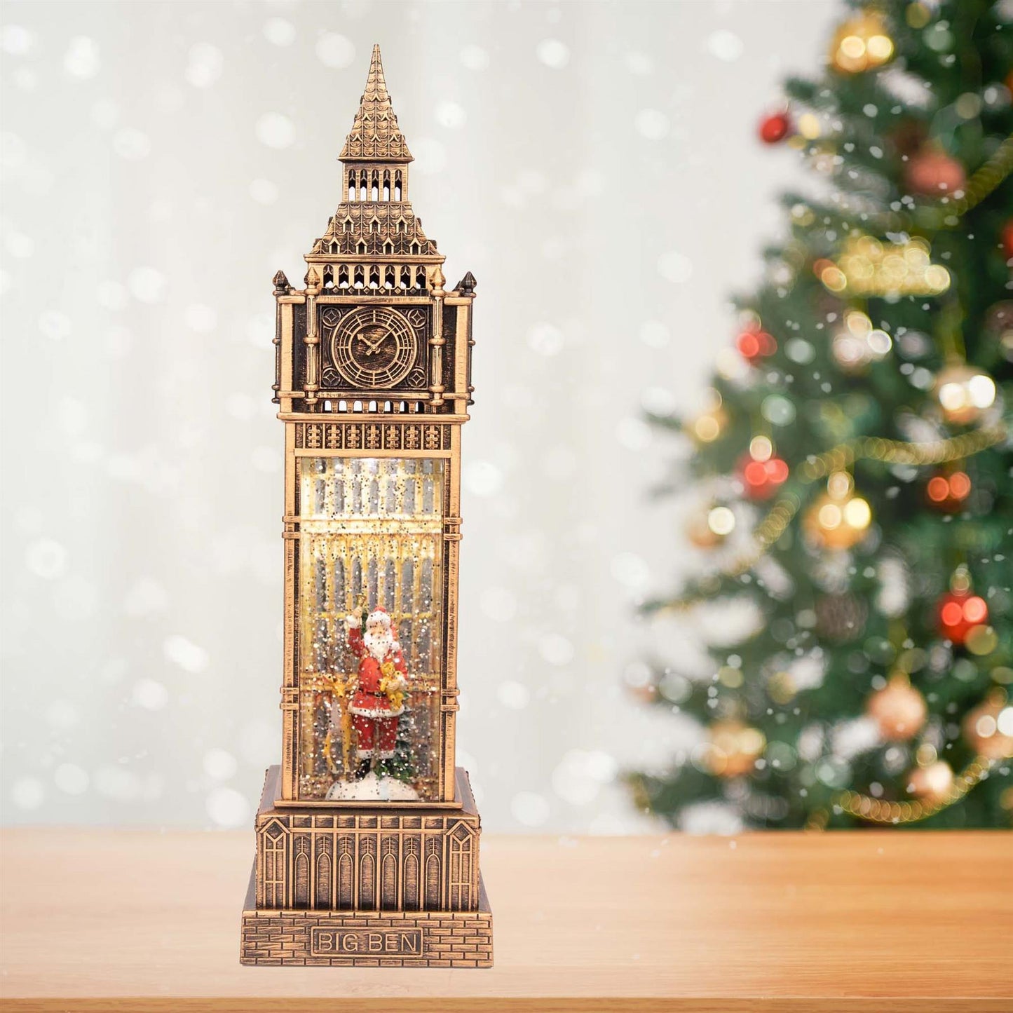 38cm Big Ben Musical Snow Globe