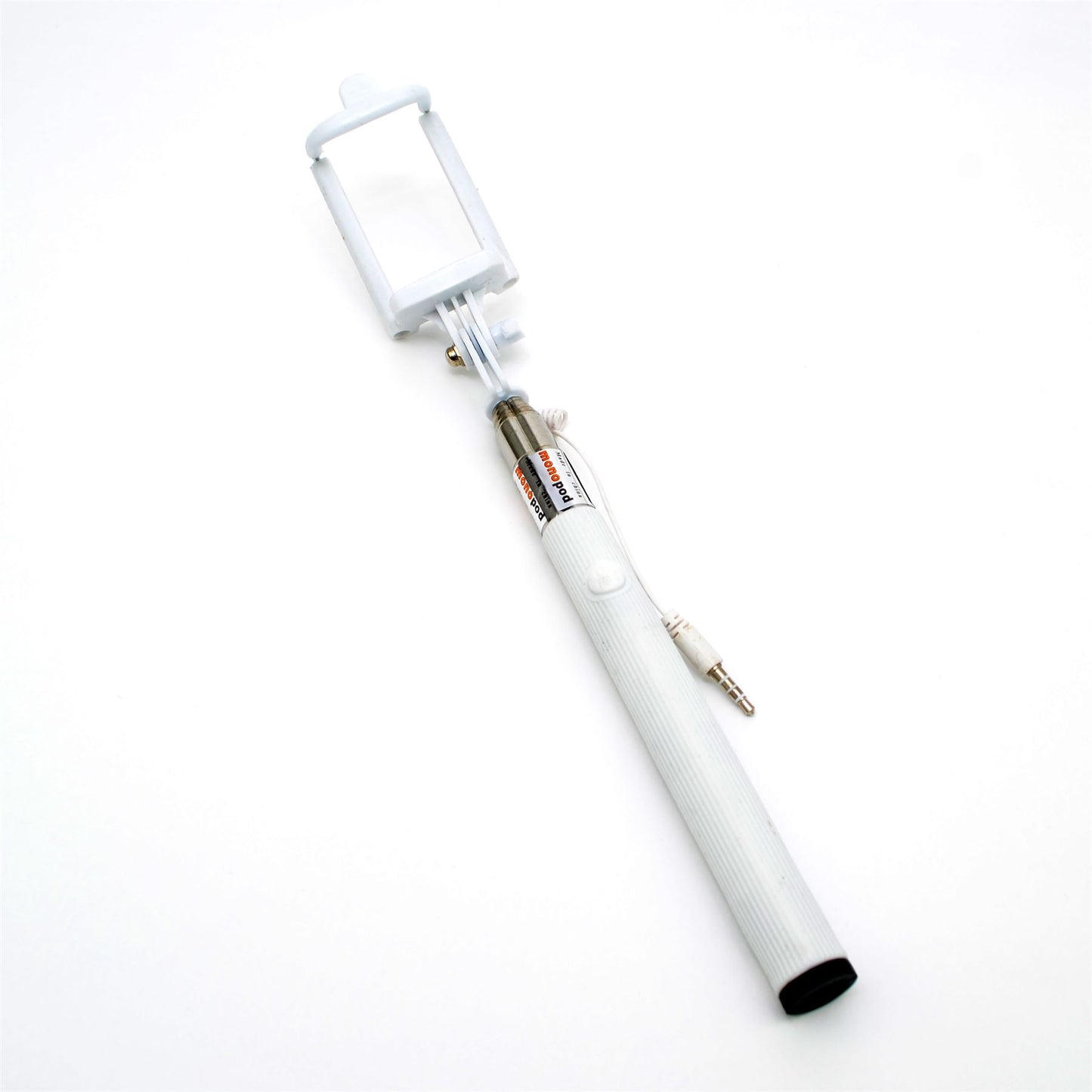 White Monopod Selfie Stick Extendable