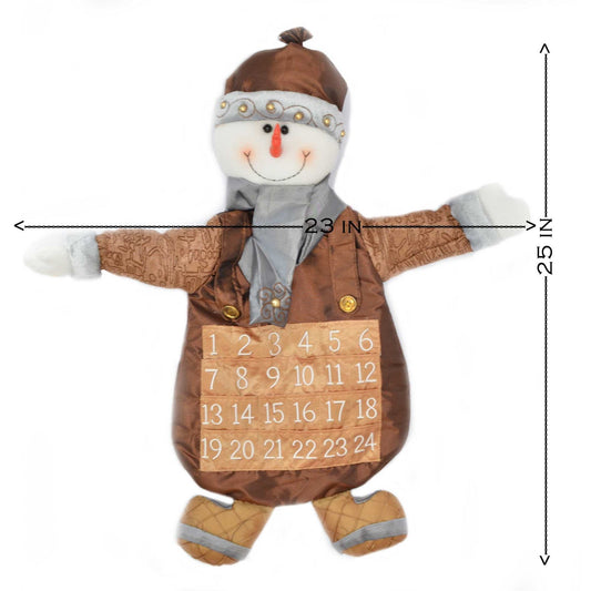 Fabric Snowman Advent Calendar