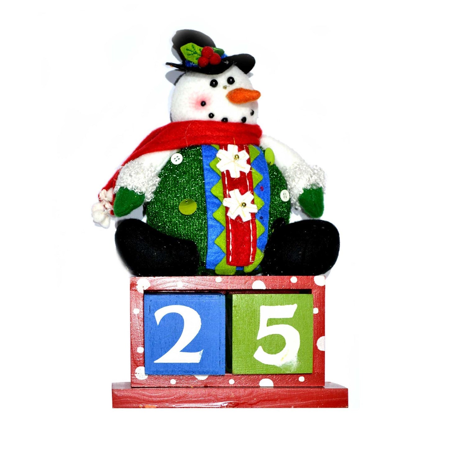 Advent Christmas Calendar - Wooden Block