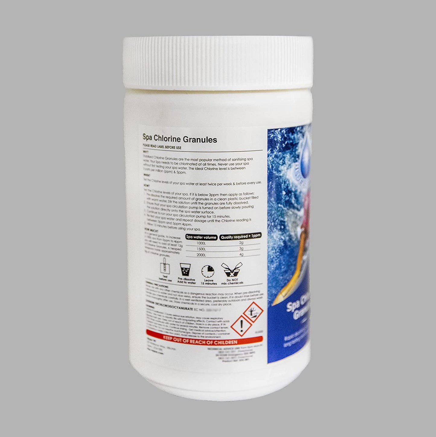 1 kg Chlorine Granules - Chemical