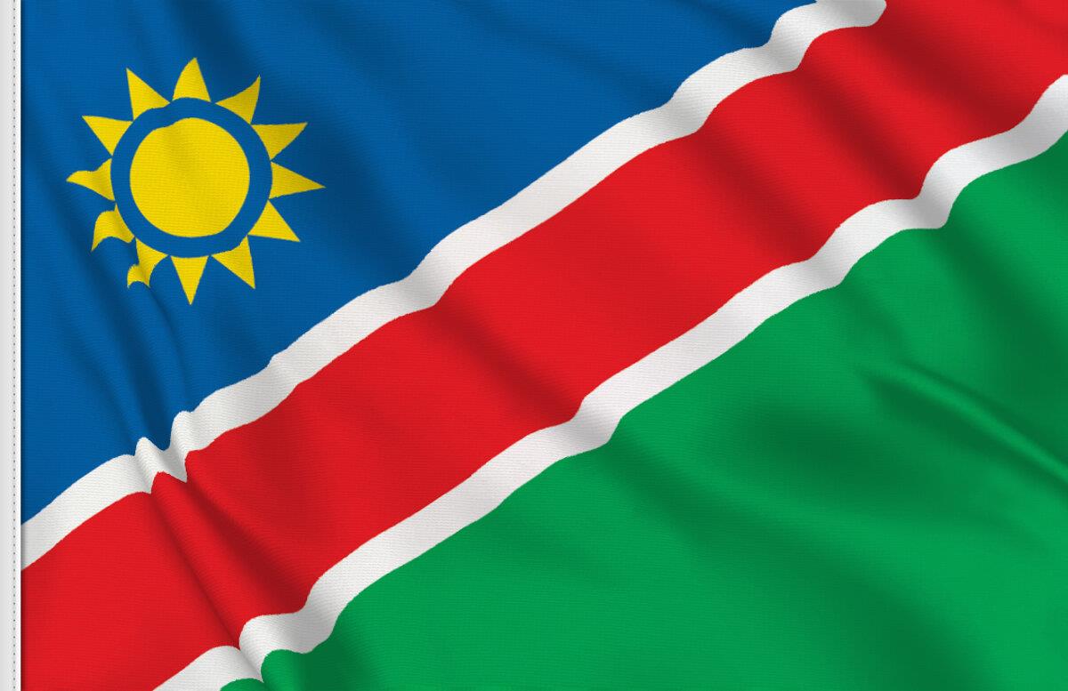 5x3ft Namibia Flag with Eyelets