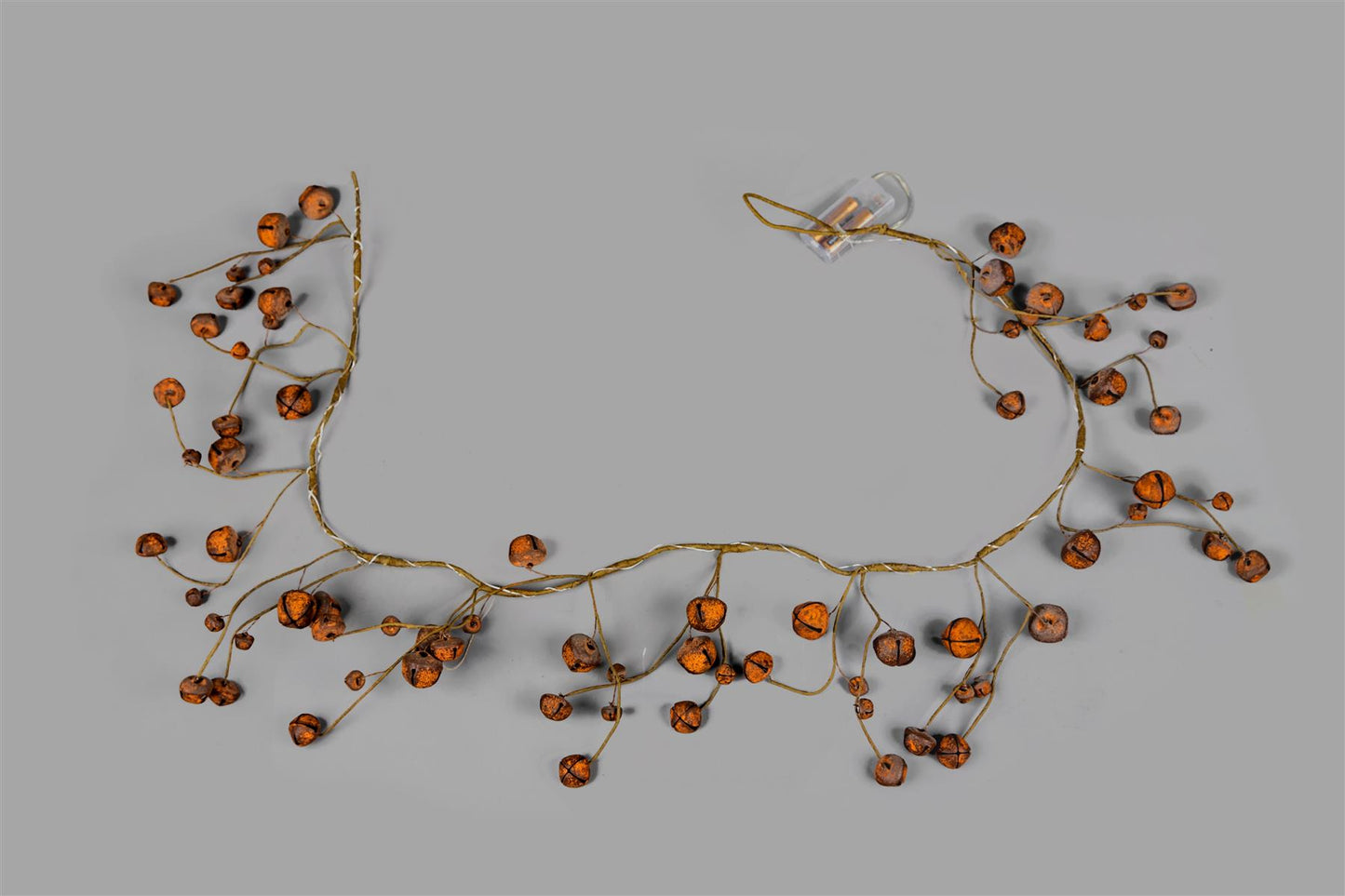 Rusty Bells Garland with 20 LEDs (150cm)