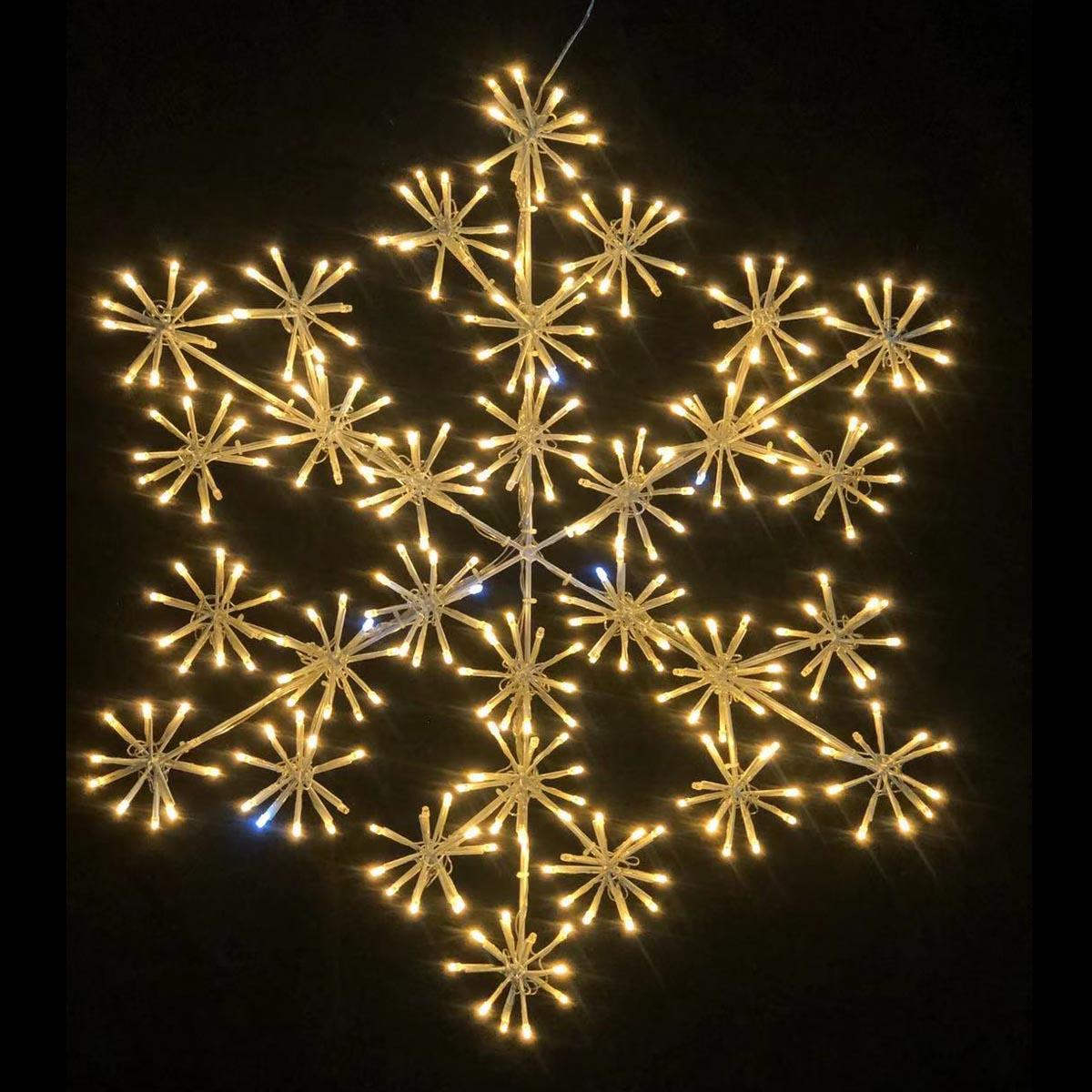 64cm Snowflake Light - Warm White