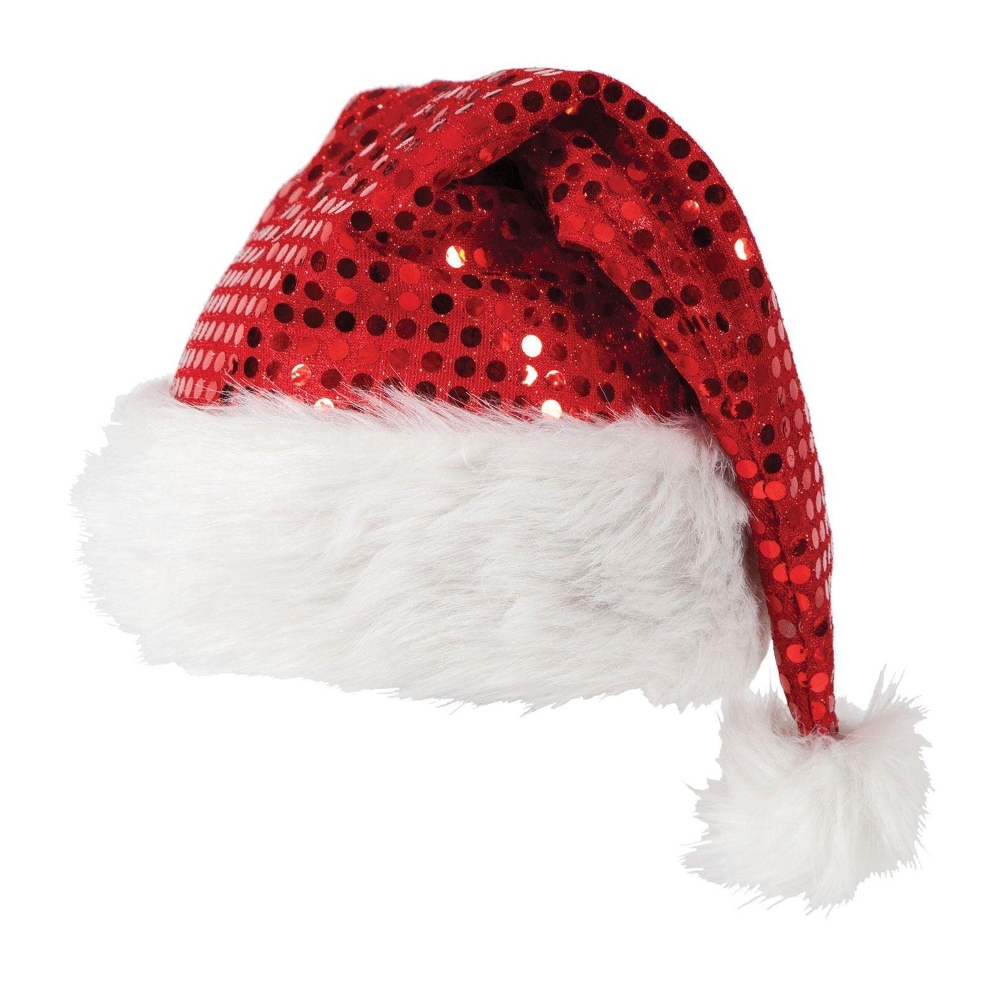 12 Santa Hats with Sequin