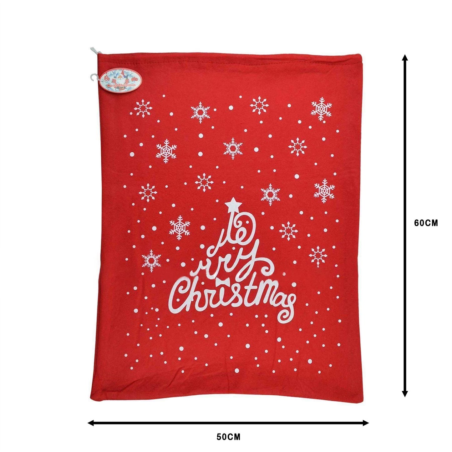 10 Father Christmas Santa Sack Stockings